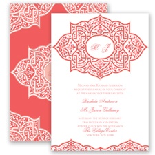 Indian Trellis - Guava - Invitation