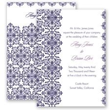 Joyous Day - Lapis - Invitation