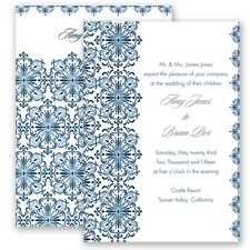 Joyous Day - Peacock - Invitation