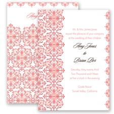 Joyous Day - Guava - Invitation