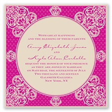 Mehndi Magic - Begonia - Invitation