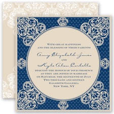 Mehndi Magic - Marine - Invitation