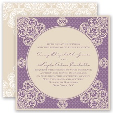 Mehndi Magic - Wisteria - Invitation