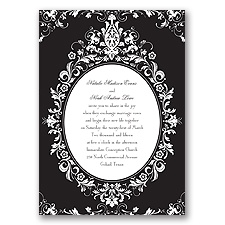 Epic Romance - Black - Invitation