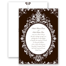Epic Romance - Chocolate - Invitation