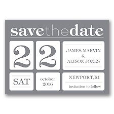 Delightful Date - Mercury - Save the Date Magnet