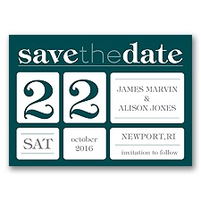 Delightful Date - Gem - Save the Date Magnet
