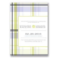 Modern Brights - Lime - Invitation