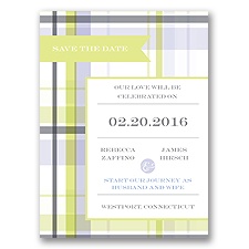 Modern Brights - Lime - Save the Date