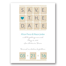 Word Games - Malibu - Save the Date