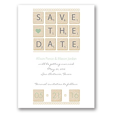 Word Games - Meadow - Save the Date