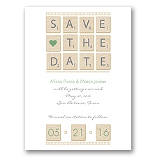 Word Games - Clover - Save the Date