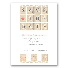 Word Games - Coral Reef - Save the Date