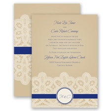 Wrapped In Lace - Regency - Invitation