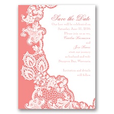 Lacy Delight - Save the Date Card