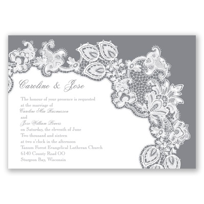 Lacy Delight - Mercury - Invitation