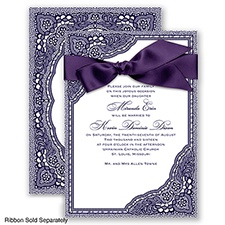 Vintage Romance - Lapis - Invitation