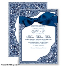 Vintage Romance - Marine - Invitation