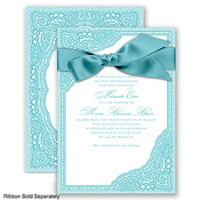 Vintage Romance - Pool - Invitation