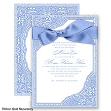 Vintage Romance - Bluebird - Invitation