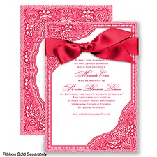 Vintage Romance - Poppy - Invitation