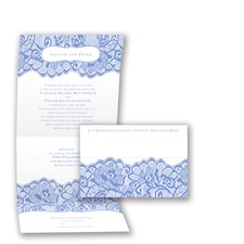 Chantilly Chic Seal and Send - Bluebird - Invitation