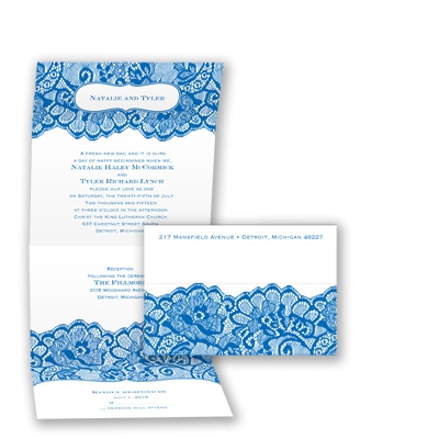 Chantilly Chic Seal and Send - Horizon - Invitation