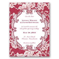 Lace Embrace - Apple - Save the Date