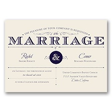 Dapper Day - Lapis - Invitation