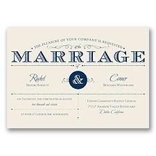 Dapper Day - Marine - Invitation