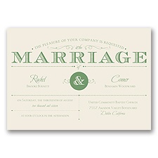 Dapper Day - Clover - Invitation