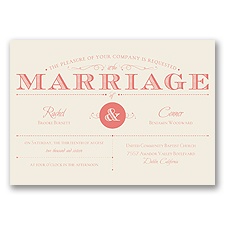 Dapper Day - Coral Reef - Invitation