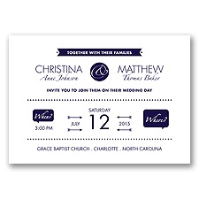Modern Romance - Lapis - Invitation