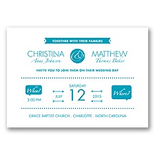 Modern Romance - Malibu - Invitation