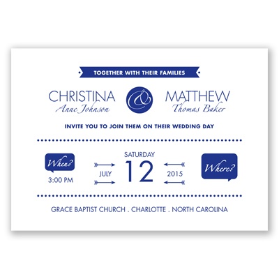 Modern Romance - Regency - Invitation