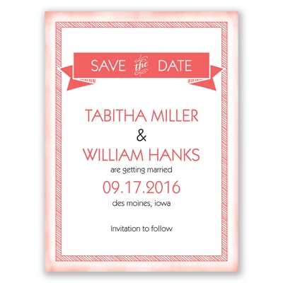Brilliant Banner - Save the Date