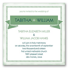 Brilliant Banner - Clover - Invitation