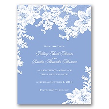 Lace Fantasy - Save the Date Card