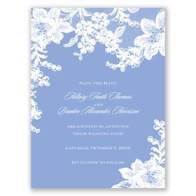 Lace Fantasy - Save the Date Card