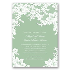 Lace Fantasy - Meadow - Invitation