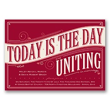Today is the Day - Apple - Invitation