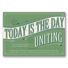 Today is the Day - Clover - Invitation