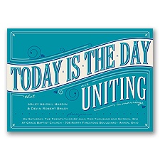 Today is the Day - Malibu - Invitation