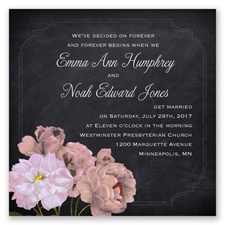 Ravishing Roses - Coral Reef - Invitation