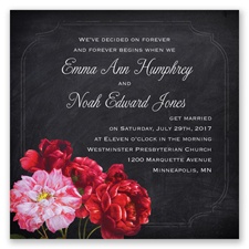 Ravishing Roses - Poppy - Invitation