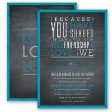 Pretty Proclamation - Malibu - Invitation