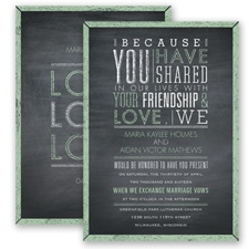 Pretty Proclamation - Meadow - Invitation