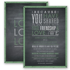 Pretty Proclamation - Clover - Invitation