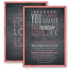 Pretty Proclamation - Coral Reef - Invitation