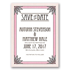 Deco Garden - Pink Blossom - Save the Date
